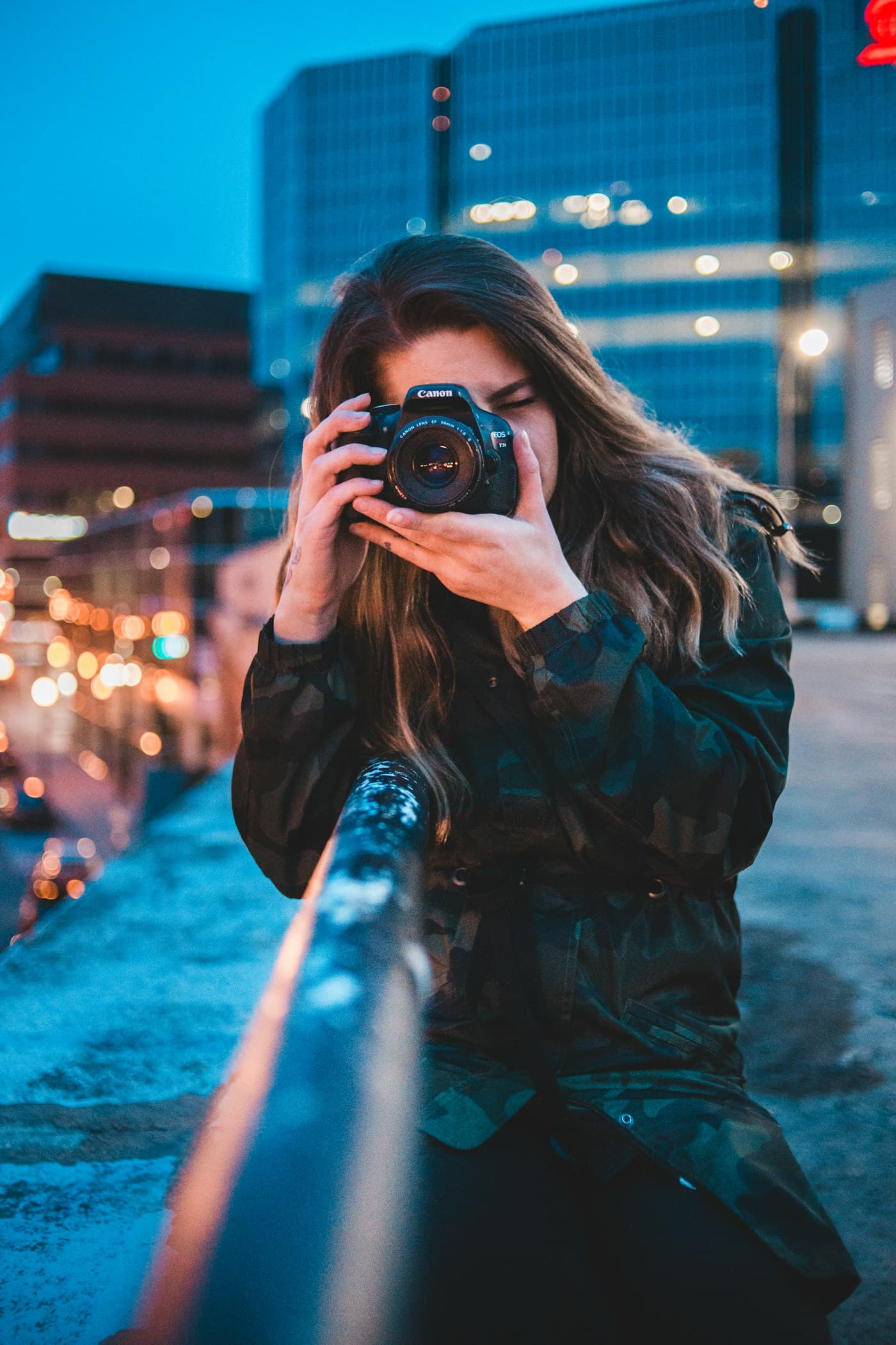 Someone taking a photo on their phone